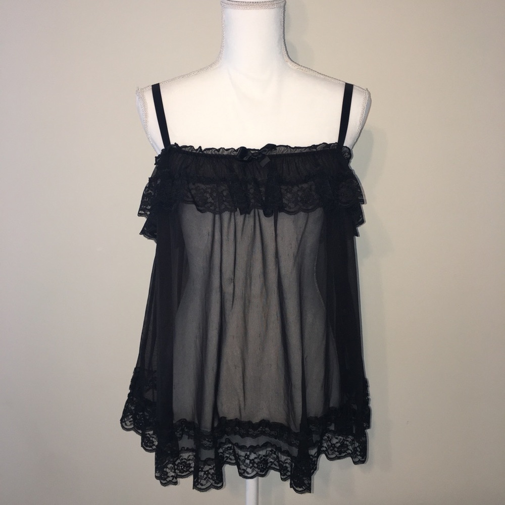 Victoria's Secret y2k sheer babydoll chimise